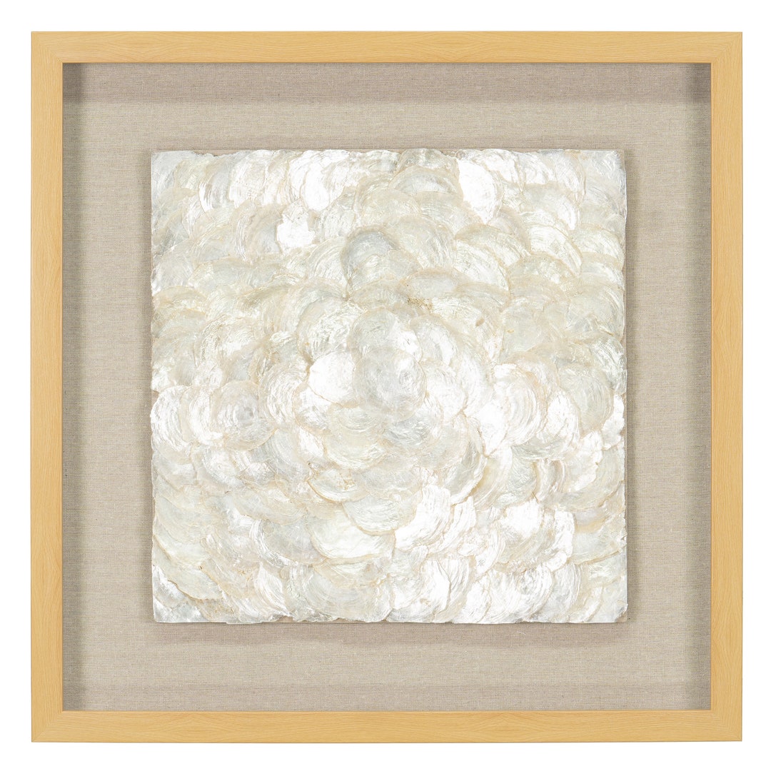 HUJI Capiz Shell Shadow Box Wall Décor MS56542B Etsy