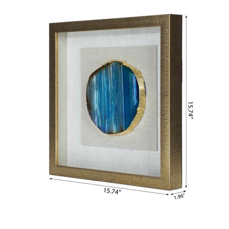 Agate Slice Shadow Box Wall Décor MS46988 Etsy