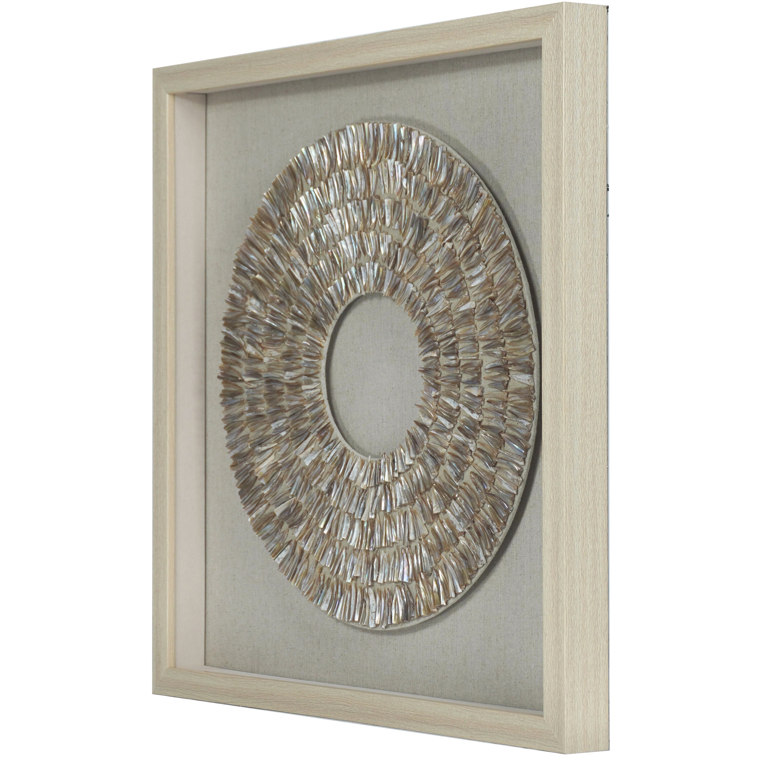 Pearl Oyster Shell Shadow Box Wall Décor (MS55745B) - Etsy