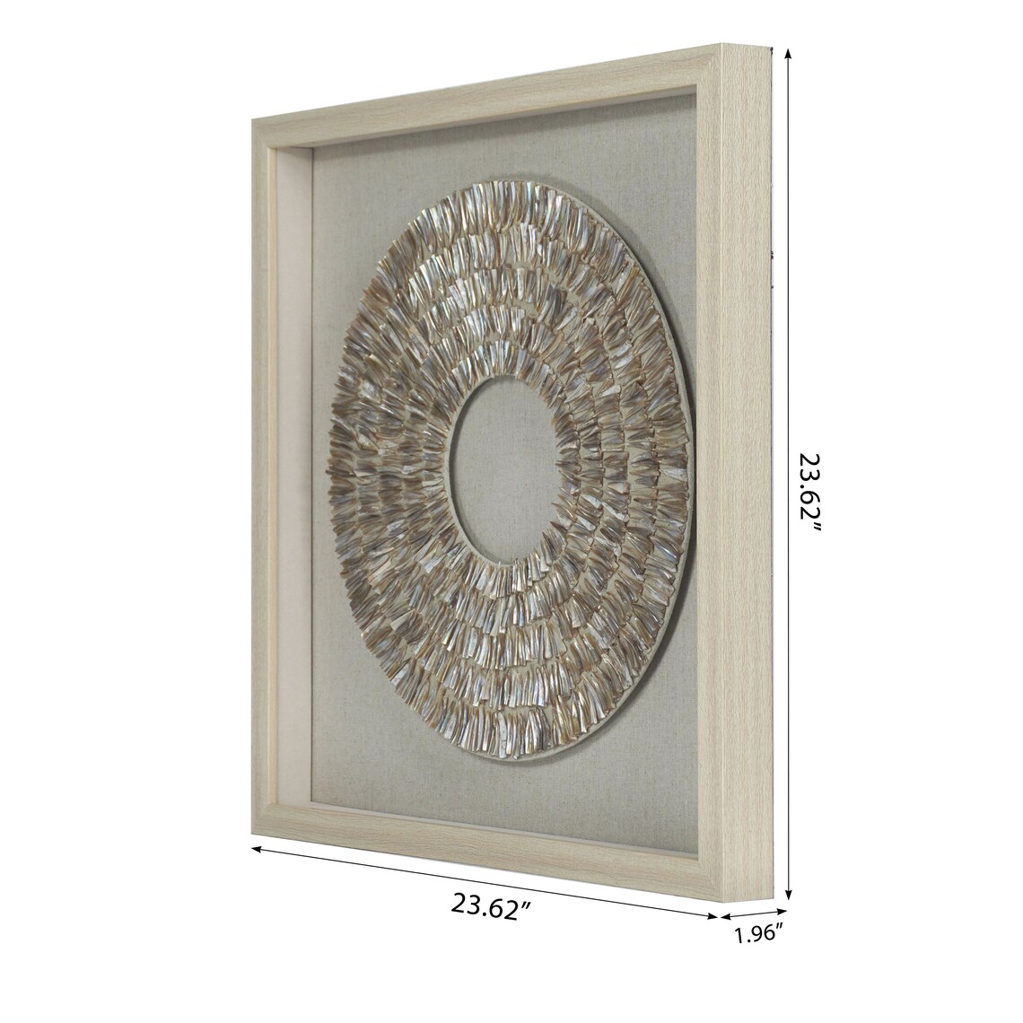 Pearl Oyster Shell Shadow Box Wall Décor Etsy