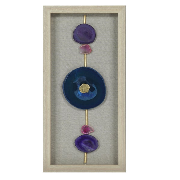 Framed Agate Slice Etsy