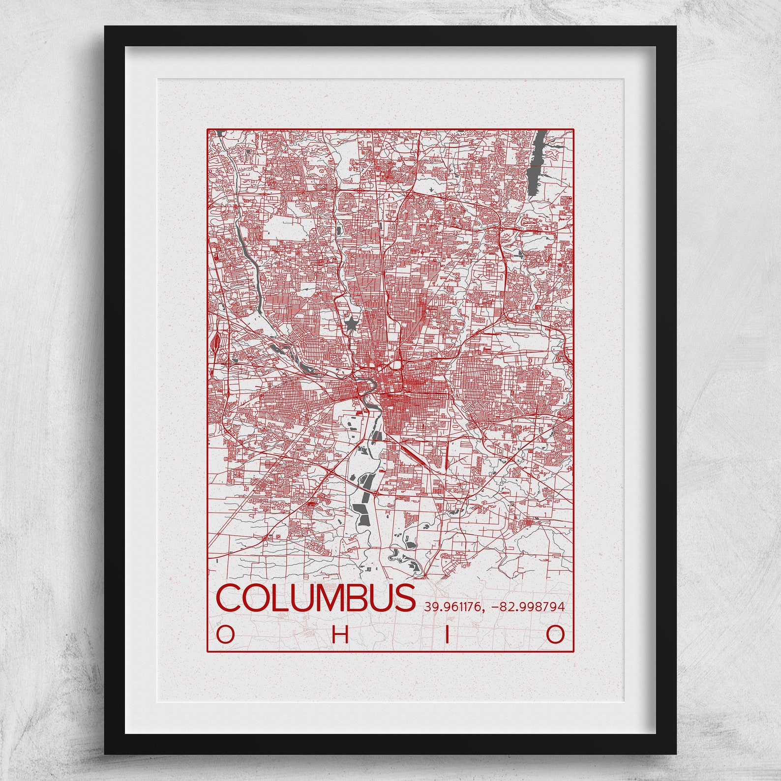 custom-city-map-wall-art-personalized-graduation-gift-etsy