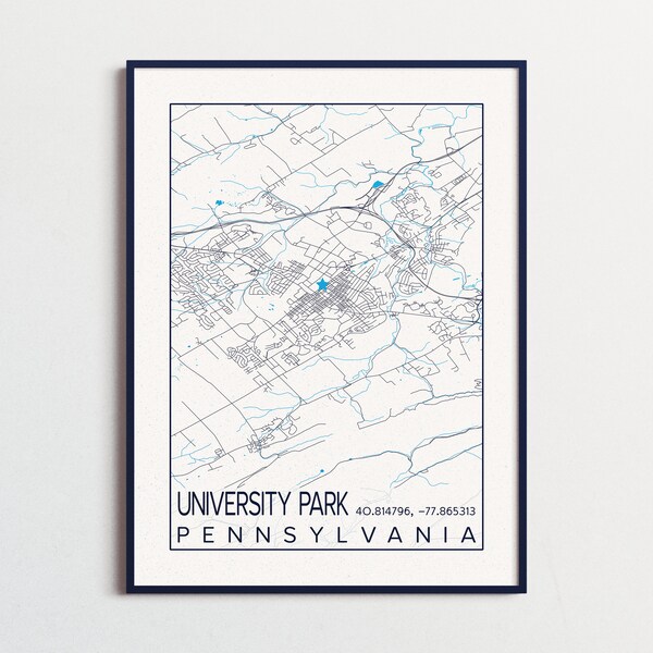 Pa State Park Maps - Etsy