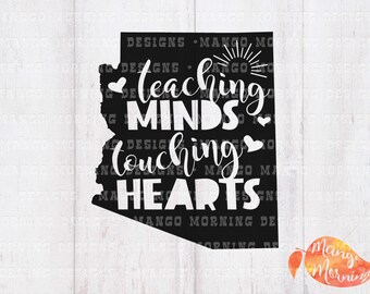 Teacher Svg, AZ Svg, Arizona, Teacher Gift, Arizona Teacher, School SVG, Awesome Teacher, Best Teacher, Cricut, Svg Files for Cricut, PNG