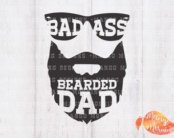 Beard Svg, Dad Svg, Bearded Dad, Gifts for Dad, Funny Dad Gift, Badass Dad, This Beard is Taken, Cricut, Svg Files for Cricut, Decal, DXF