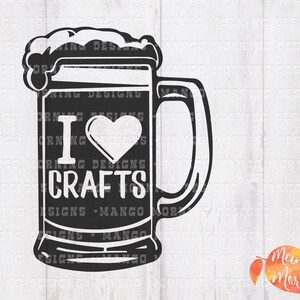 Beer Svg, Craft Beer Svg, Beer Gifts, Gifts for Men, Gifts for Women, Beer Mug Svg, Unisex, Beer TShirt, Dxf, Svg Files for Cricut, Decal