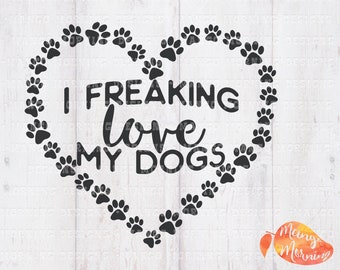 Funny Dog Svg, Svg Files for Cricut, Cricut Files, Dog Svg, Crazy Dog Lady Svg, Dog Mom Svg, Fur Mom Svg, Funny Gifts, Love Dog Svg, Humor