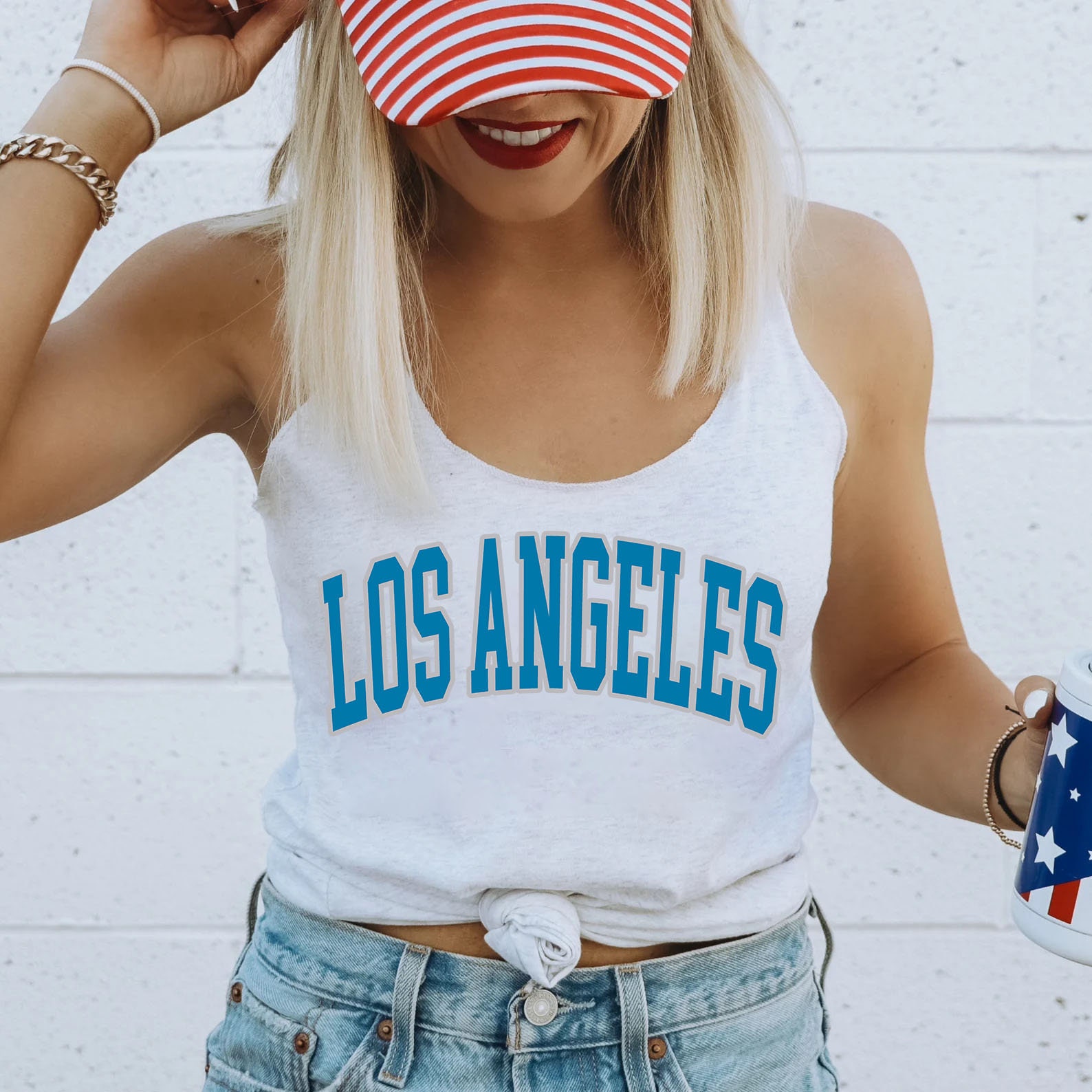 Vintage Los Angeles Baseball Tank Top Tshirt Los Angeles Shirt Baseball Tank Top retro Los Angeles Tee Baseball Gift Tank Top