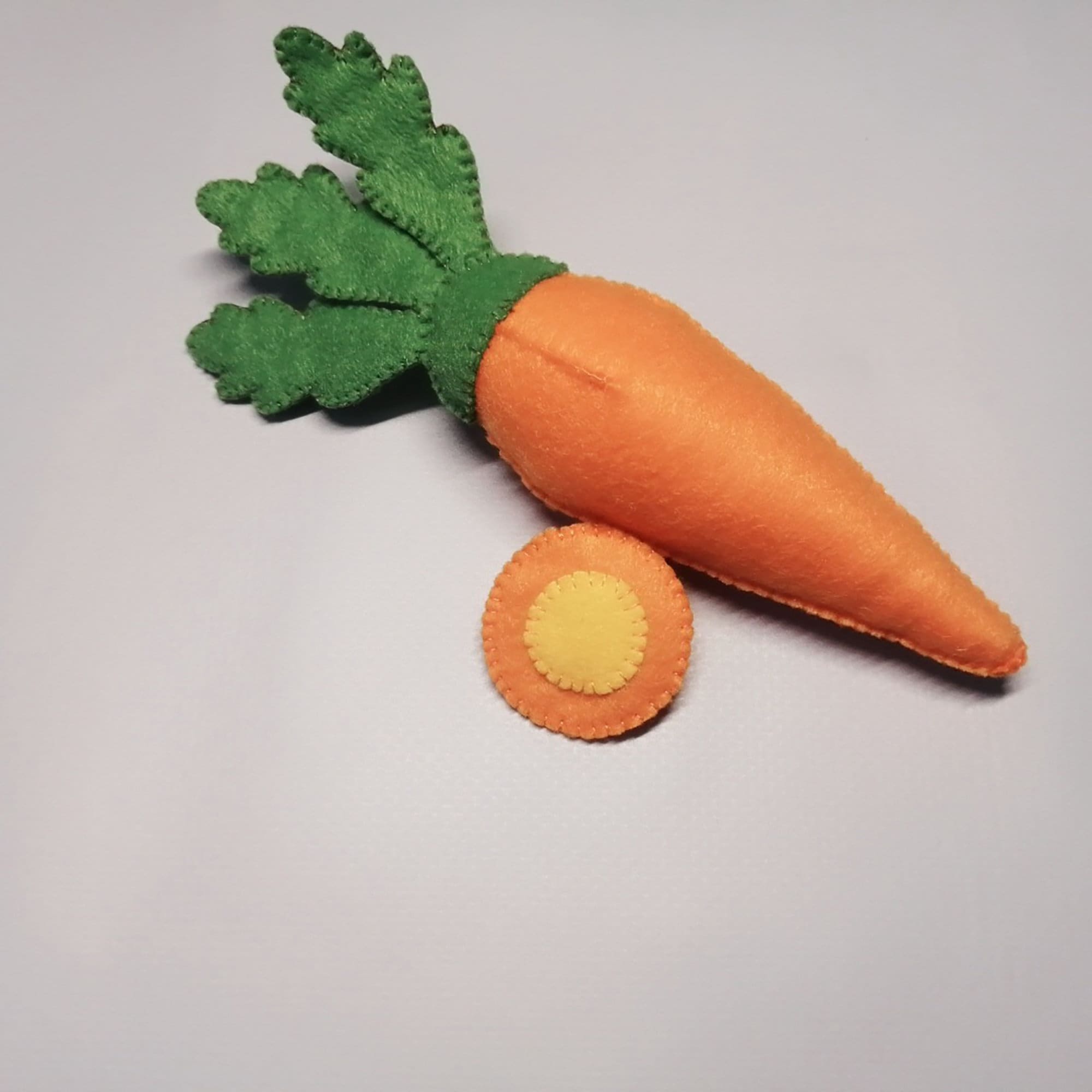 PDF Carrot Felt Sewing Pattern DIY Stuffed Vegetable Soft | Etsy