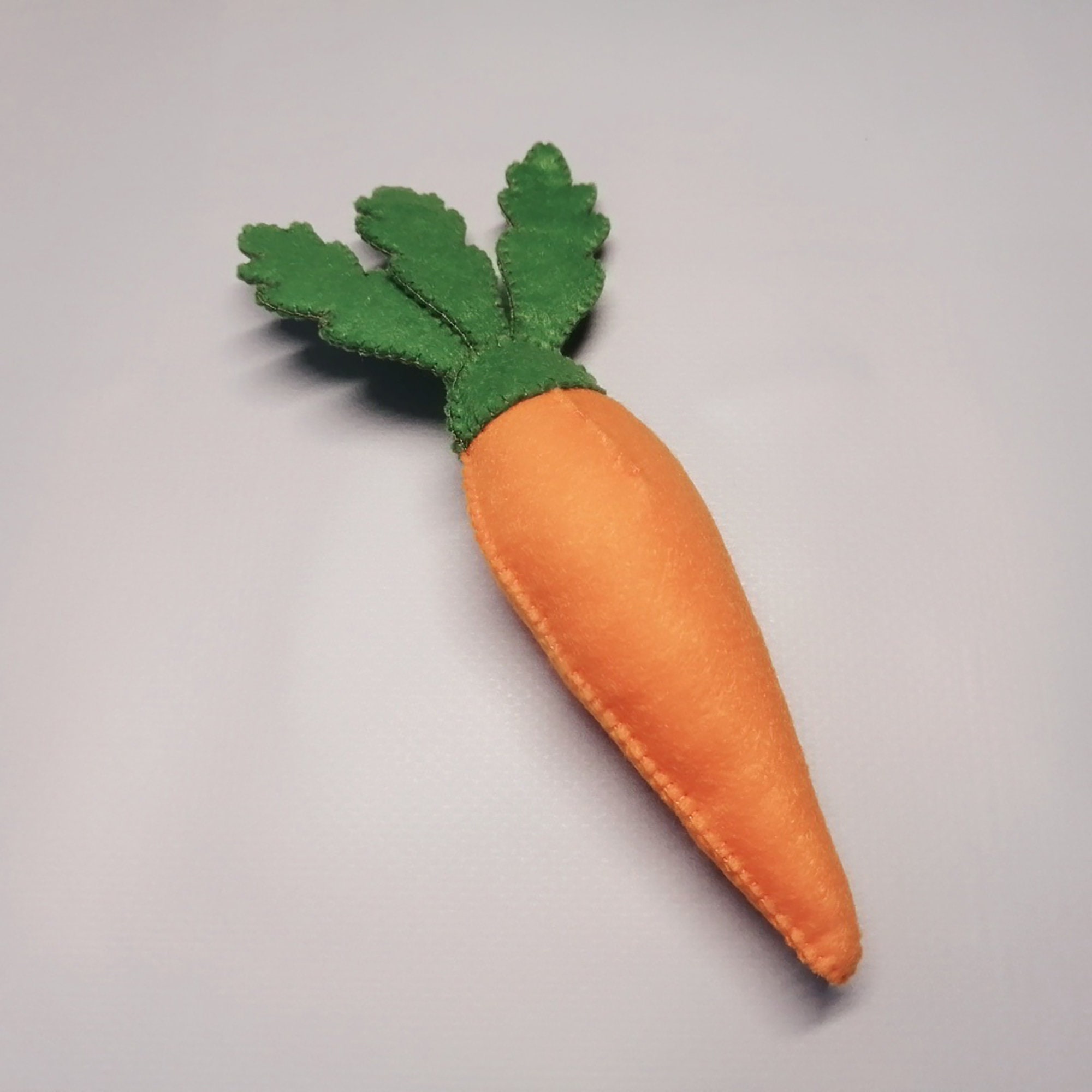 PDF Carrot Felt Sewing Pattern DIY Stuffed Vegetable Soft Etsy