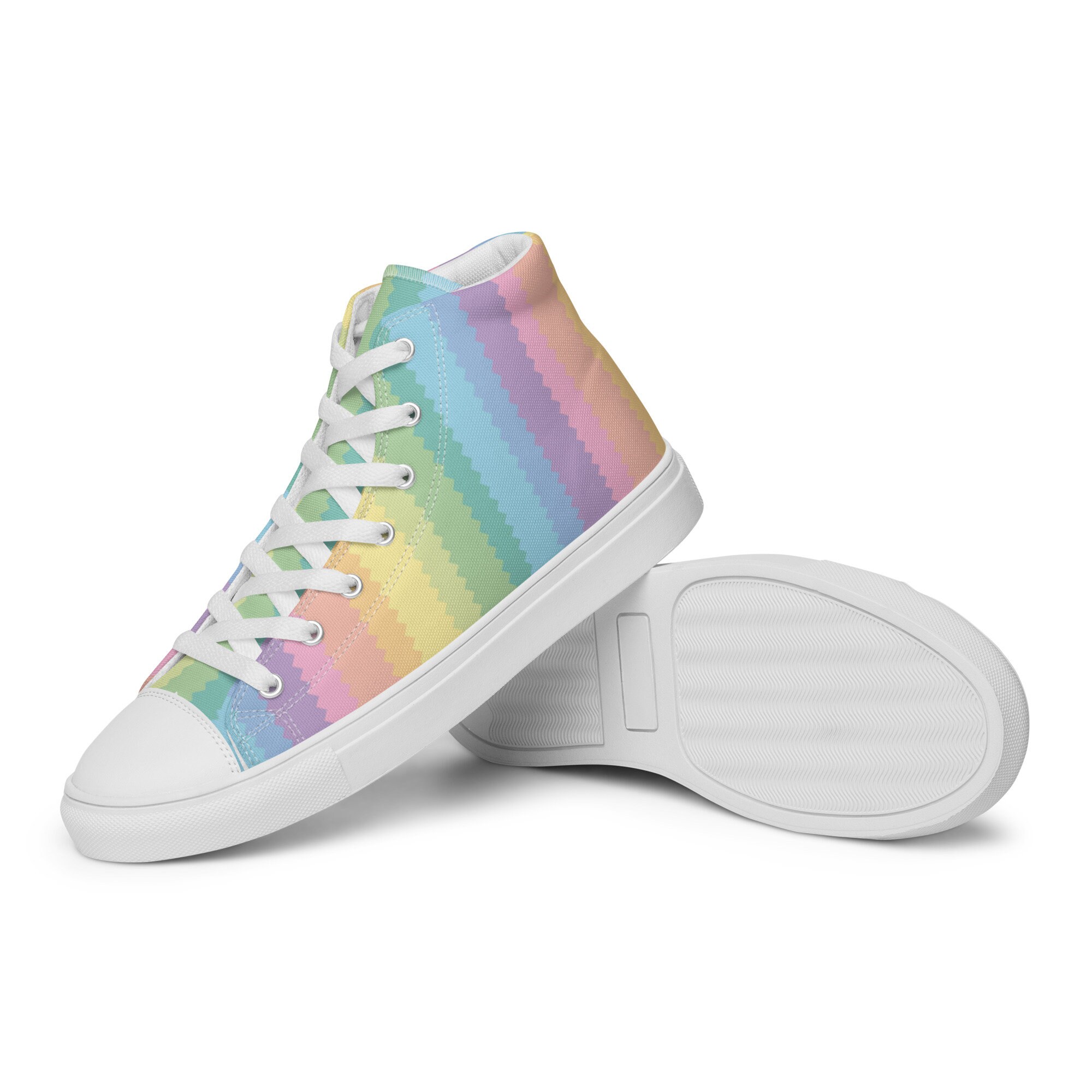 Pastel hotsell rainbow sneakers