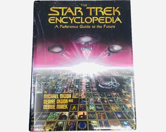 Sealed STAR TREK Encyclopedia A Reference Guide To The Future 1994 Hardcover Okuda Mirek