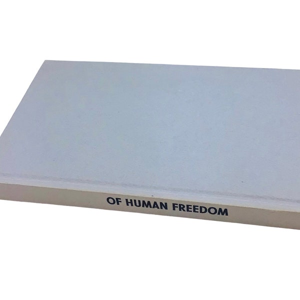 Of Human Freedom de Jean Paul Sartre, 1966, couverture rigide, livre vintage