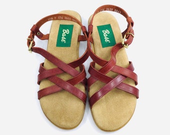 bass sandals 1980s