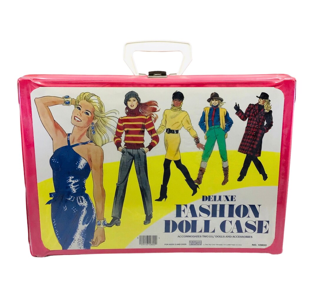 Vintage 80s TARA Deluxe Fashion Doll Case Large 17x12 Vinyl Etsy