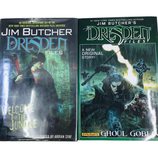 Jim Butcher The Dresden Files Welcome To The Jungle (Ex Library Copy) & Ghoul Goblin Graphic Novels