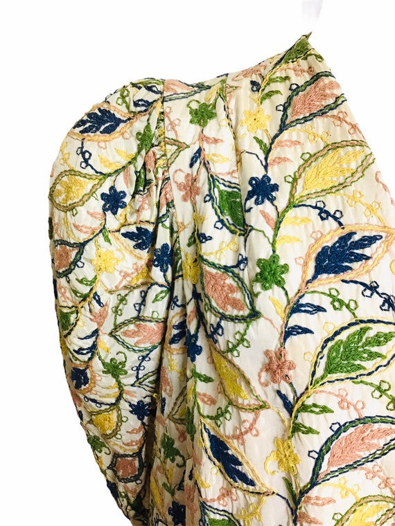 Original 1950’s SENSATIONAL ‘ Peter French’ Swagger Jacket - In Floral Bloom