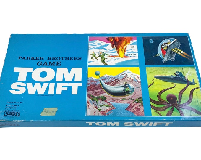 Vintage Tom Swift Board Game 1966 Parker Brothers (Read Full Description)