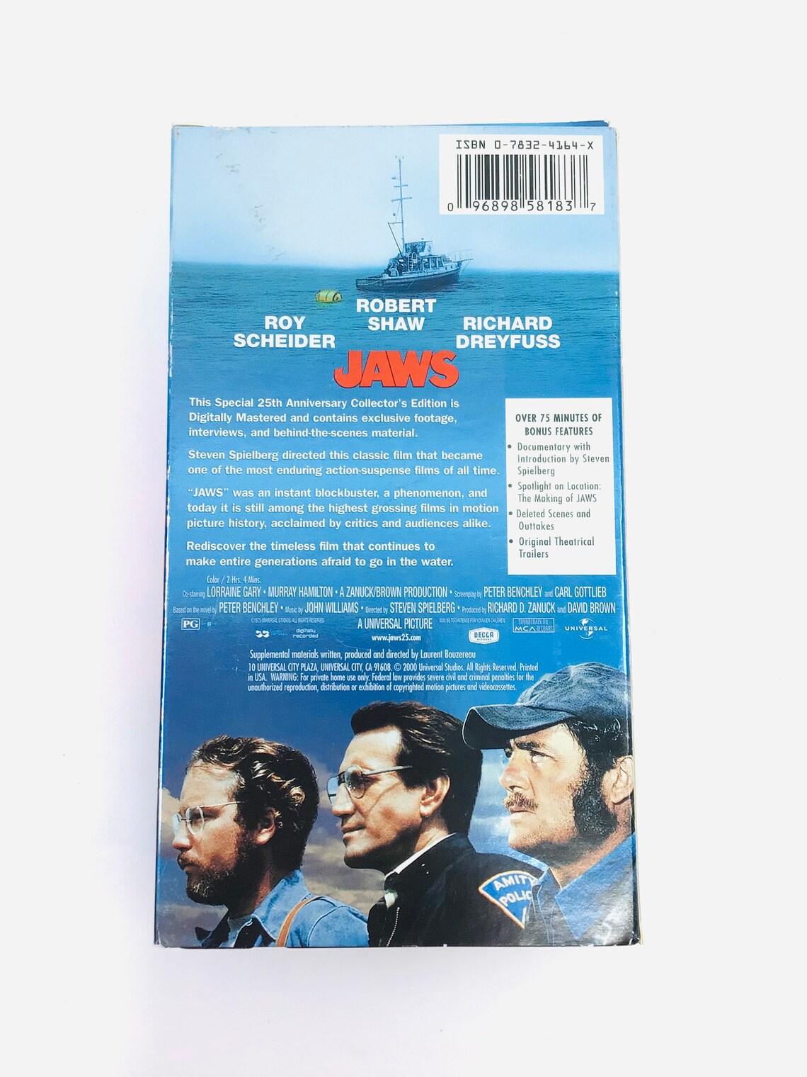 VHS JAWS 1 & 2 Anniversary Collectors Edition Double Pack VHS Etsy