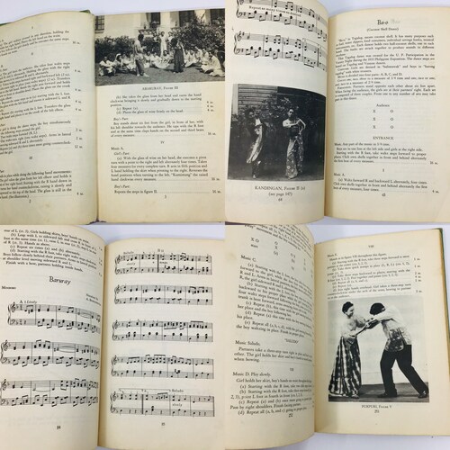 Philippine National shops Dances by Francisca Reyes Tolentino 1947 Hardcover Signed? First Edition Silver Burdett (Poor Condition)