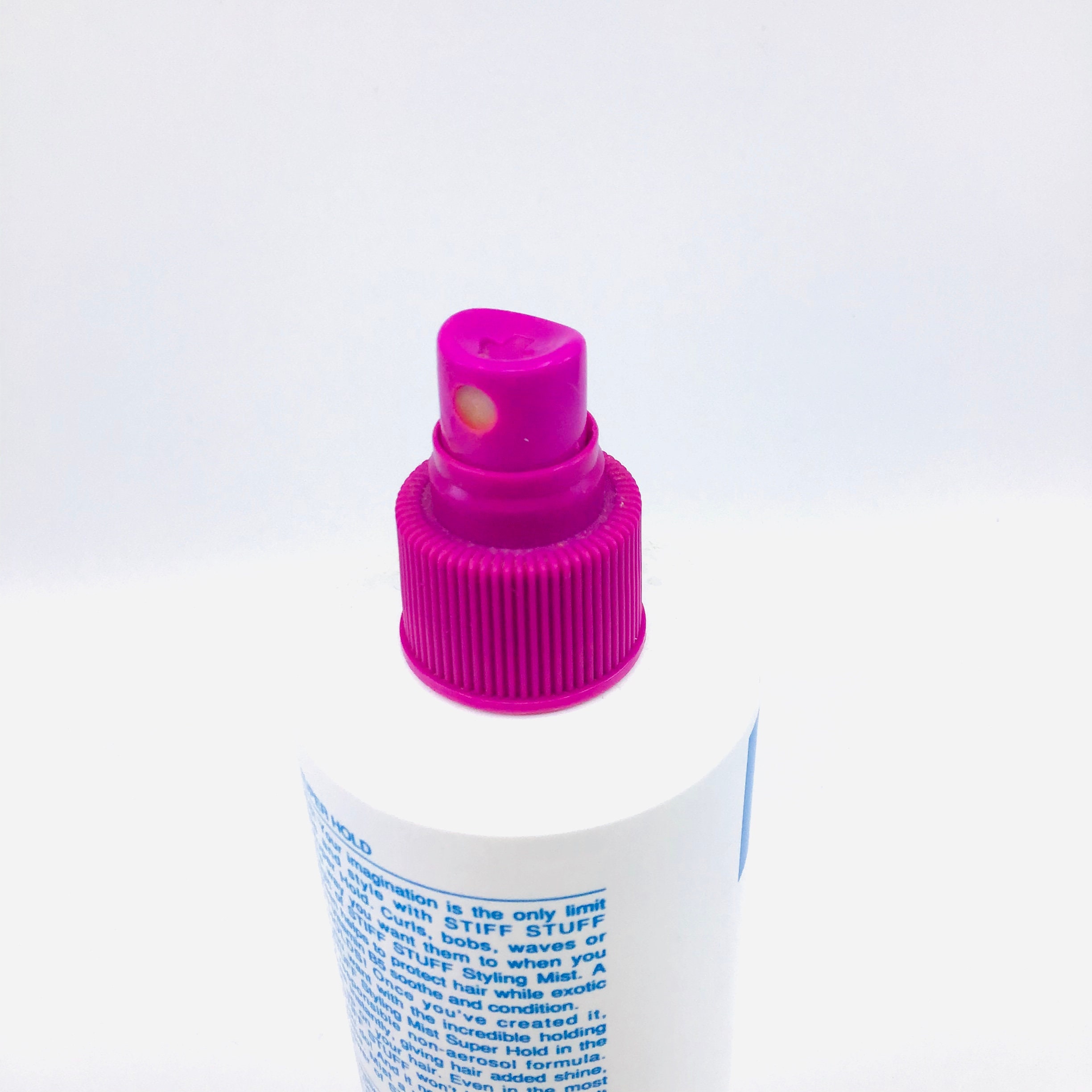 Vintage STIFF STUFF Pump Hairspray 12oz Bottle Half Full 80s Etsy