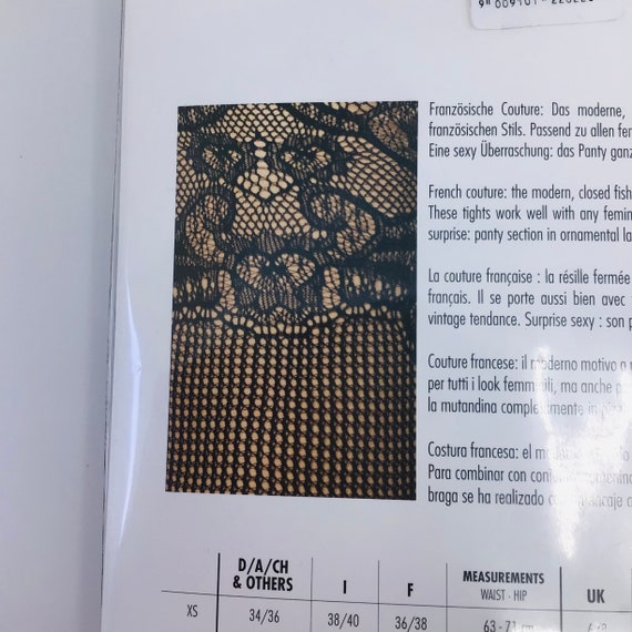 Wolford Jeanne Tights Pantyhose Mocca Size Large Fish… Gem