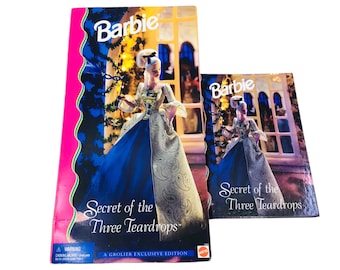 Barbie Secret Of The Three Teardrops Grolier Exclusive Edition NIB Boxed w/ Book 1999 Mattel