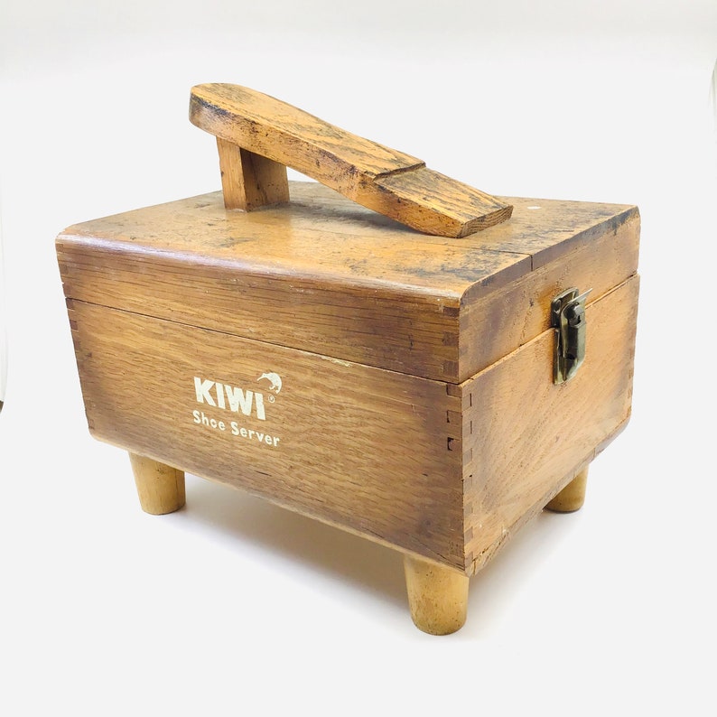 kiwi shoe shine box