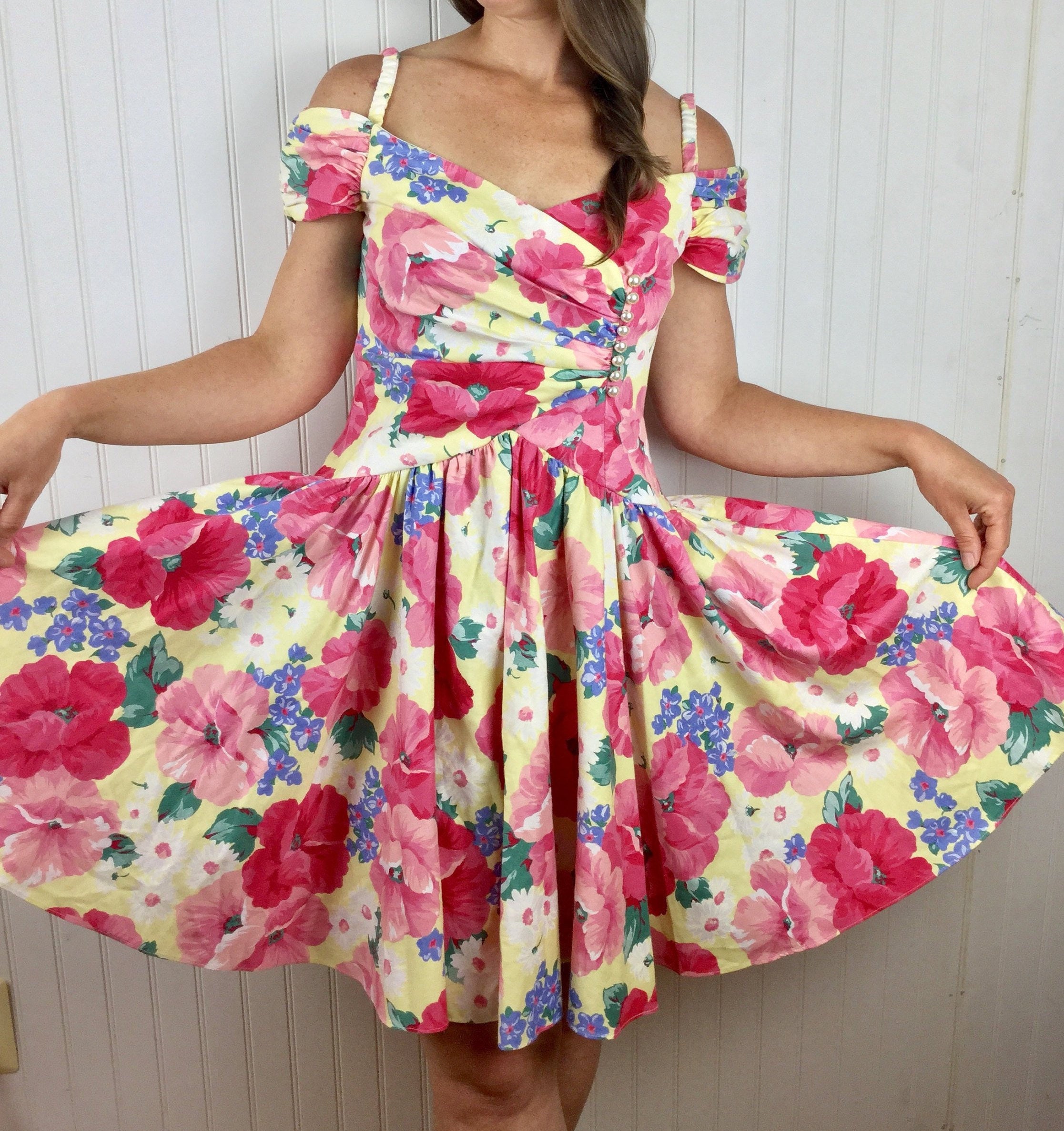 petite floral summer dresses