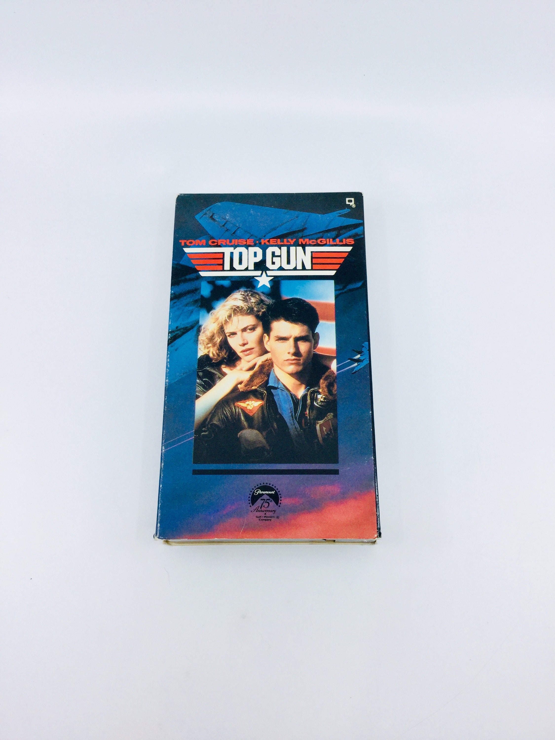 VHS Top Gun Tom Cruise Retro 80s Family Action Original Etsy