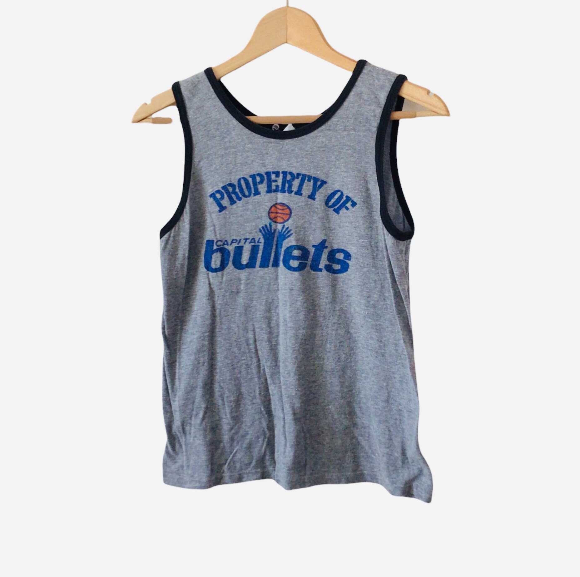 Vintage Washington Bullets Wes Unseld Youth Tank Top