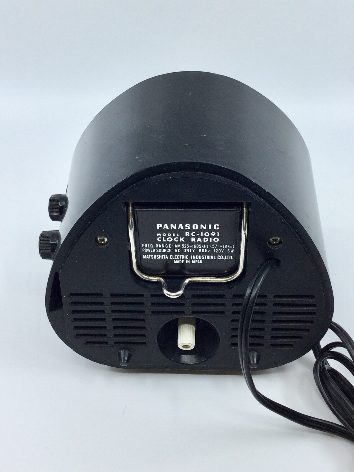 Vintage 60s Panasonic RC1091 Clock AM Radio Tested Mid Etsy