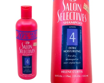 Vintage 80s Salon Selectives Shampoo Level 4 (18 fl oz) Helen Curtis 95% Full