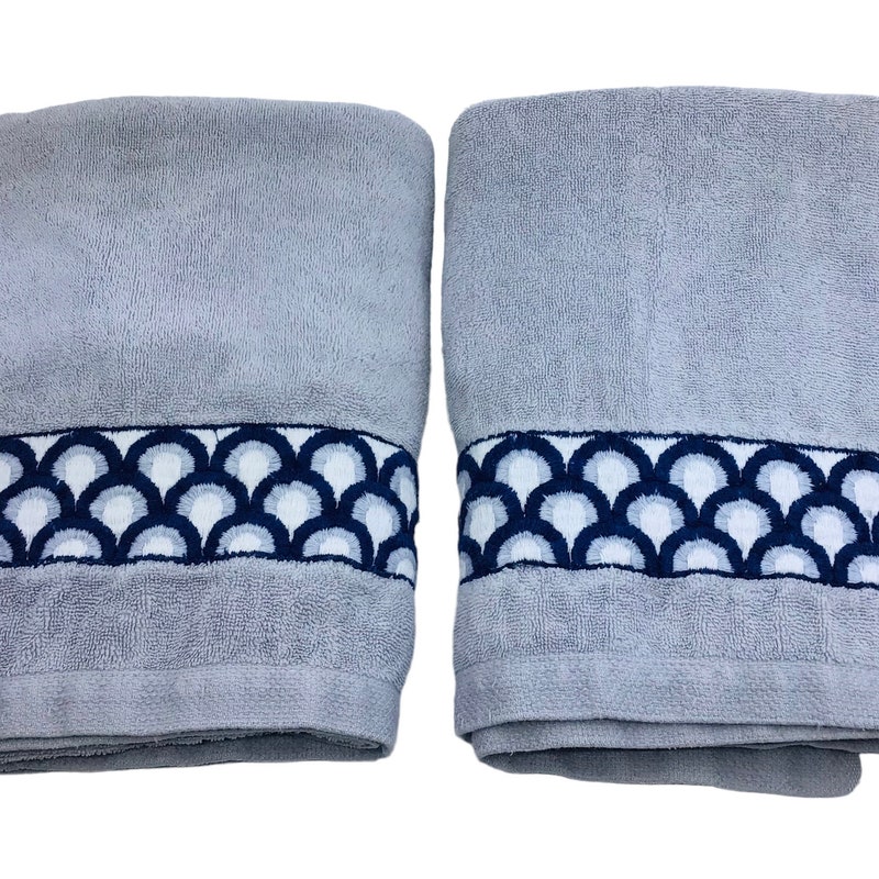 Art Deco Hand Towels - Etsy