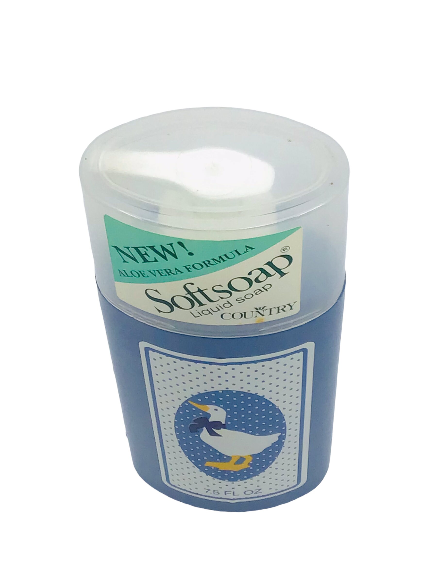 Vintage FULL 1988 Softsoap Liquid Soap Pump 7.5 Oz Blue Etsy