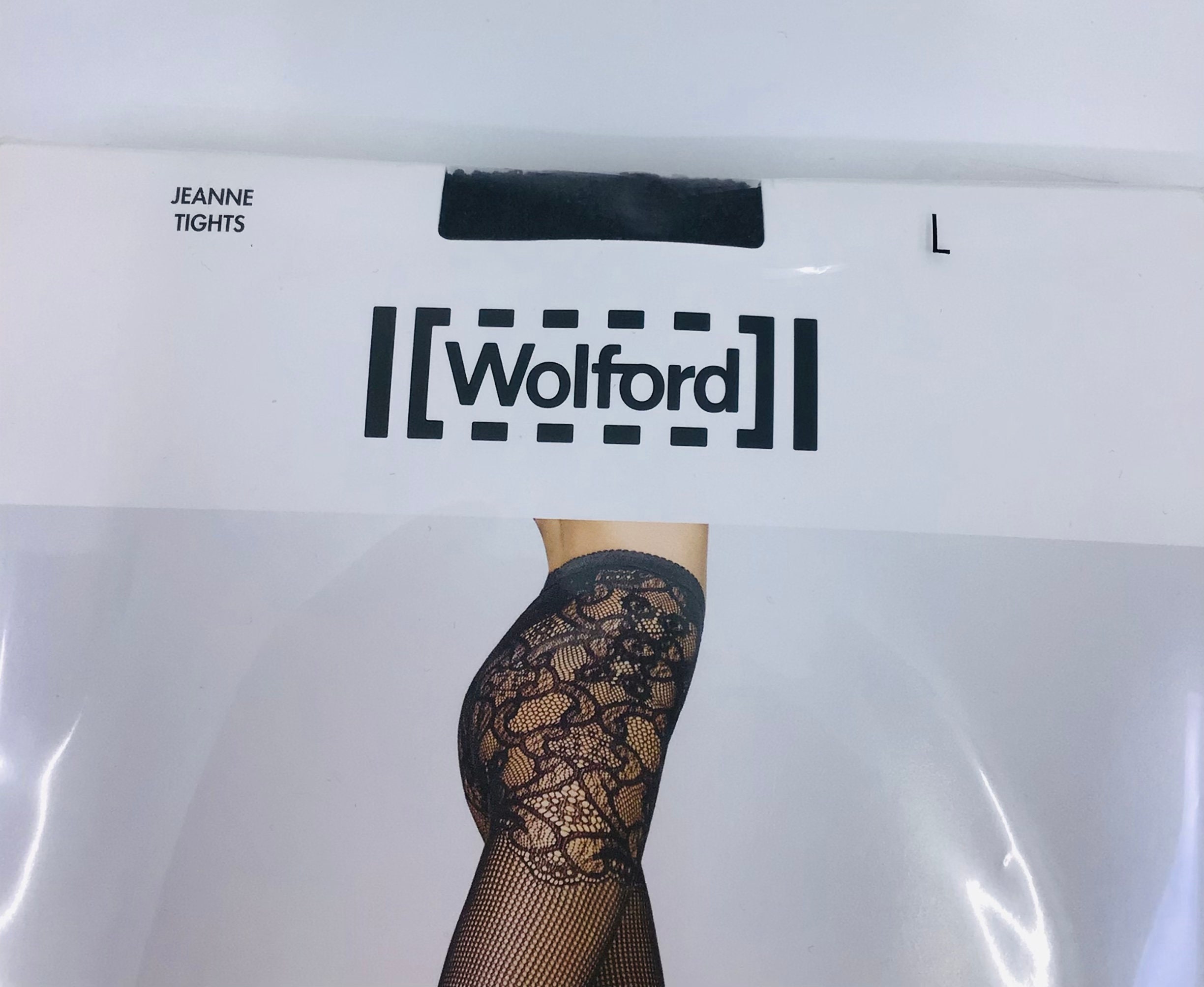  Wolford Medias con monograma para mujer, Negro - : Ropa,  Zapatos y Joyería