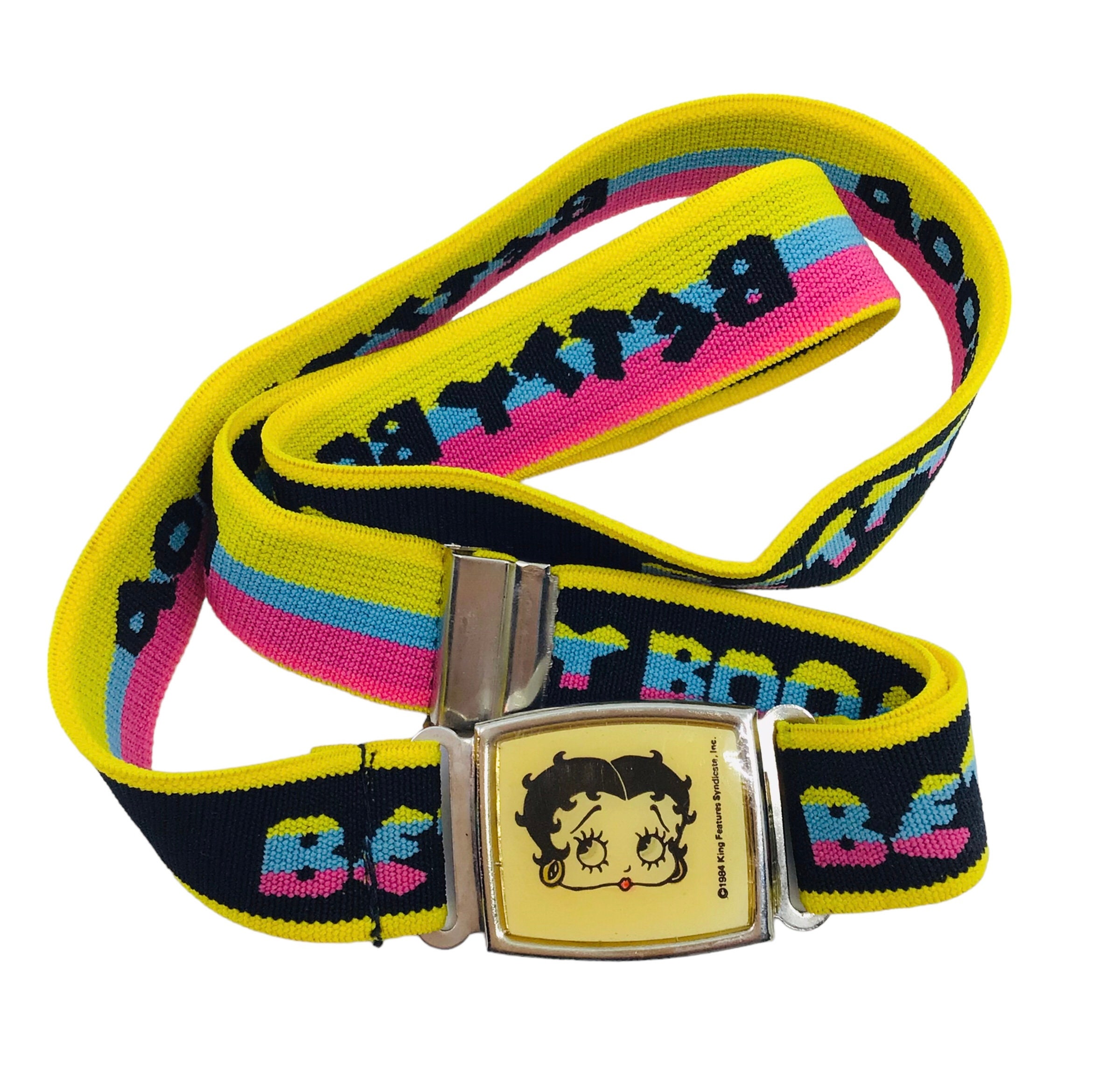 Vintage 1970s Rhinestone Enamel Betty Boop Belt Betty belt boop belt available 2/23 @ 12PM EST($125) Sign up  main image 3