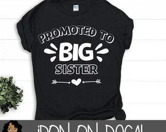 Big Sister Iron On - Etsy