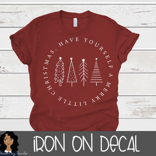 Iron on Transfer for Christmas Christmas Tshirt Iron on Etsy
