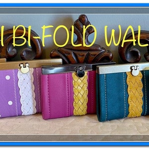 Mini Bi-Fold Wallet - pdf sewing pattern in English ONLY