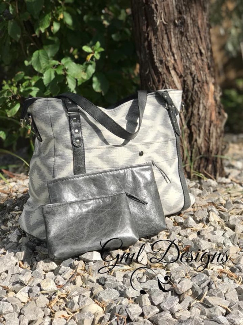 Journey travel bag pdf sewing pattern/stylish make-up bag pdf pattern BUNDLE zdjęcie 3