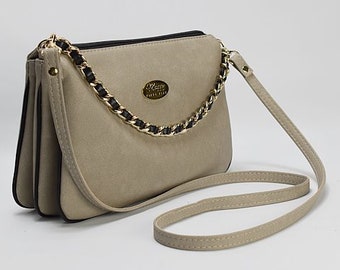 Emma Triple Pouch Crossbody Bag - PDF sewing pattern
