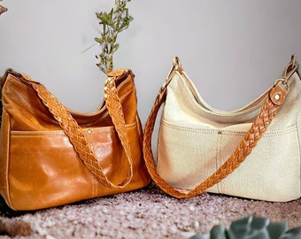 Small Freddy Shoulder Bag With Front Pockets - pdf sewing pattern IN ENGLISH ONLY