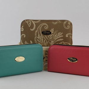 Patrón de costura en PDF: Cartera clásica con cremallera
