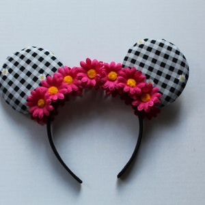 Kwiatowe uszy Minnie