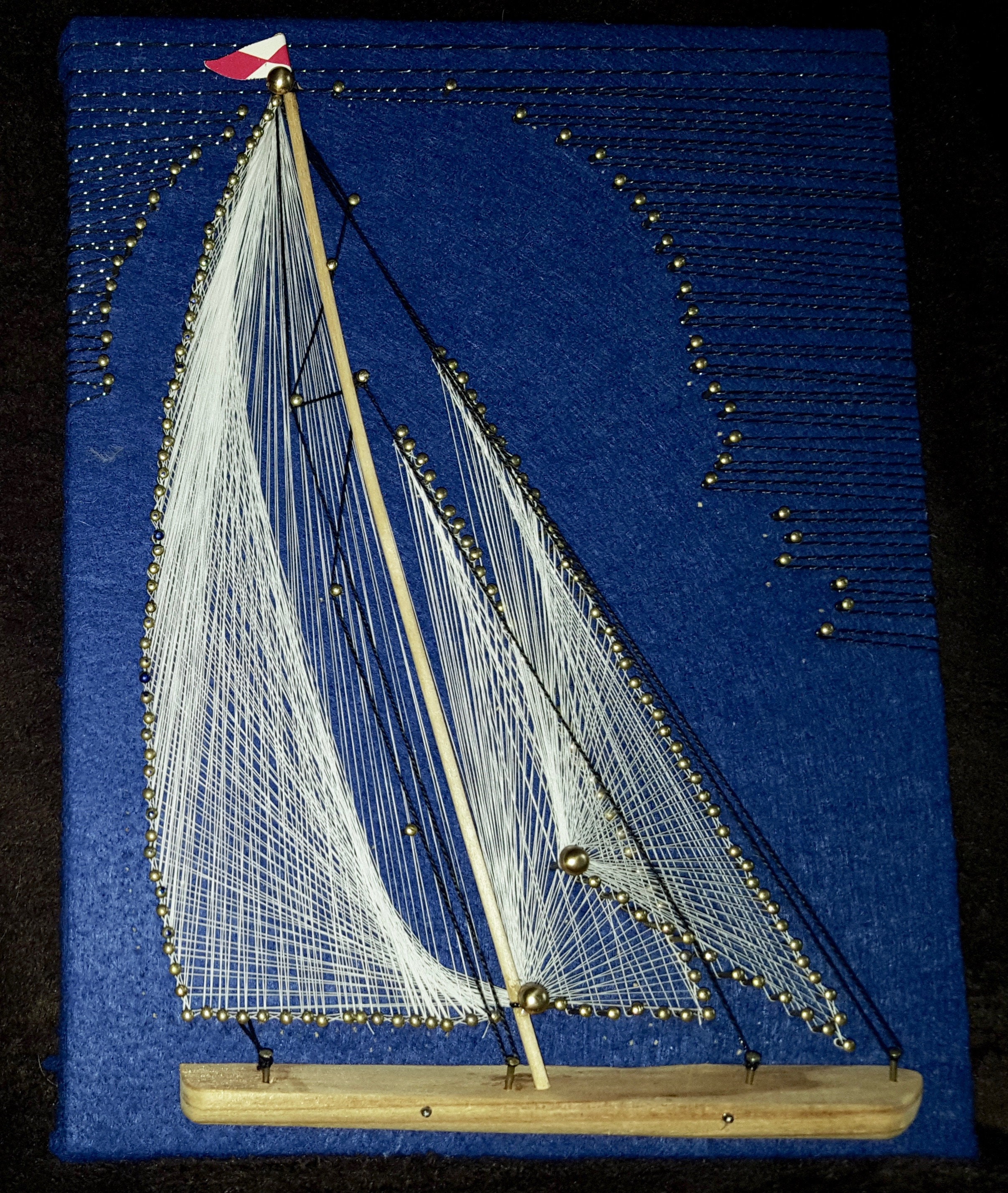 Sailboat String Art - Etsy