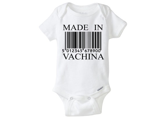 made in vachina onesie