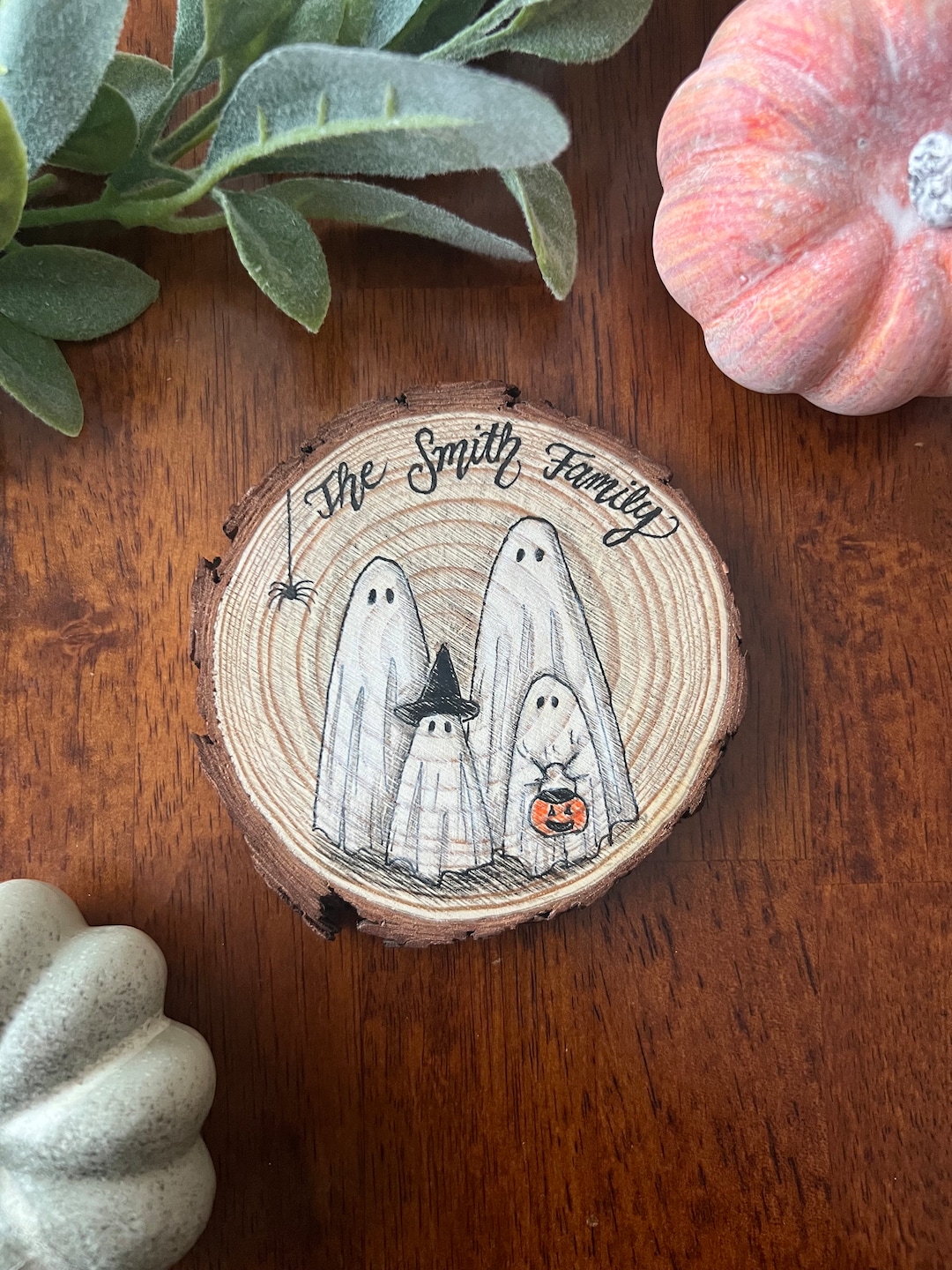 Ghost Magnets Custom Ghost Family Portrait Fridge Magnet: Spooky Halloween Decor - Etsy