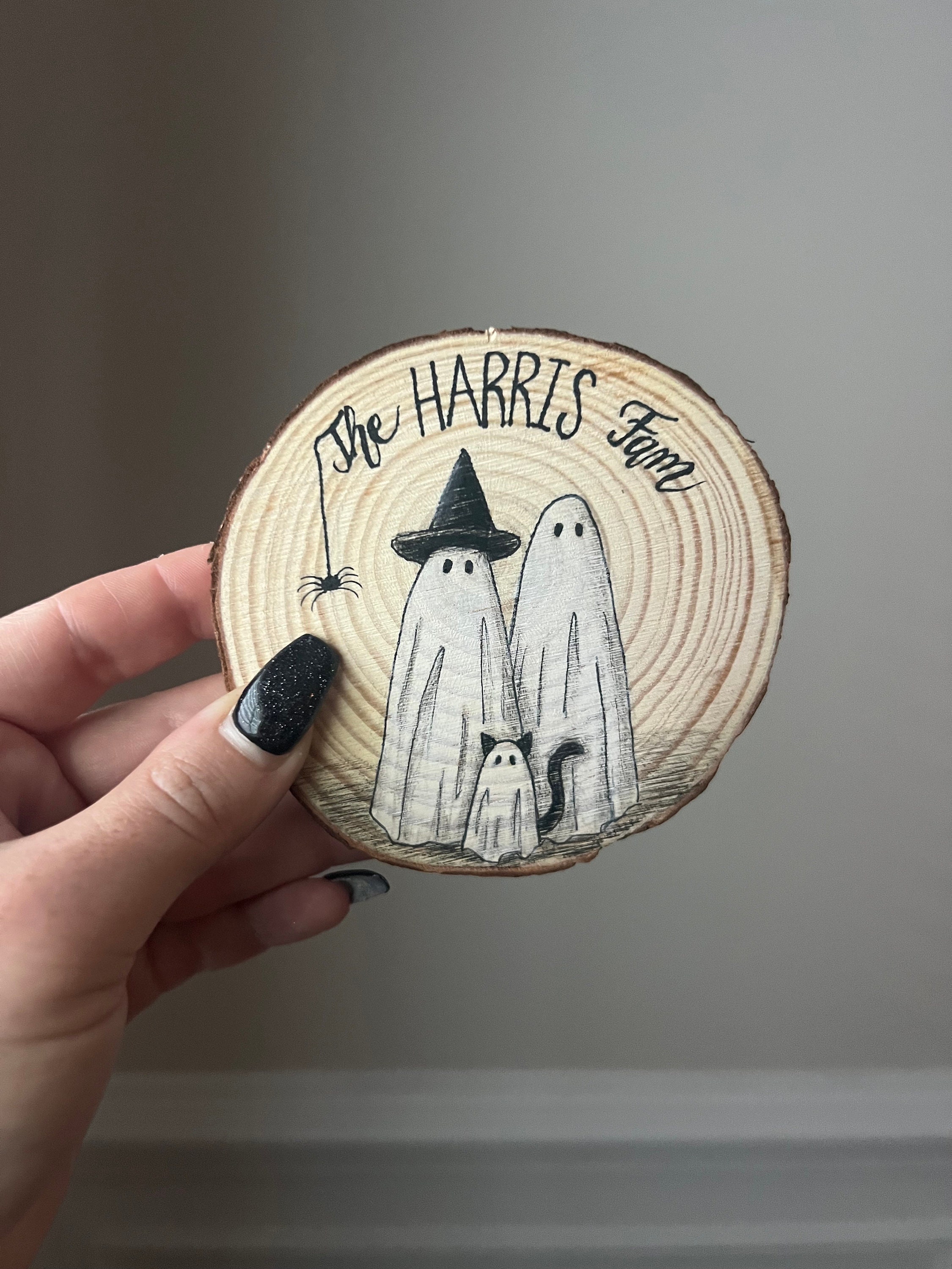 Custom Ghost Family Portrait Fridge Magnet: Spooky Halloween Decor - Etsy