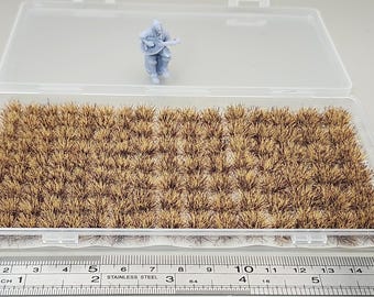 JHT - Winter Model Grass Clusters - Self Adhesive Grass Tufts - 8mm height x 8/10/12mm round base